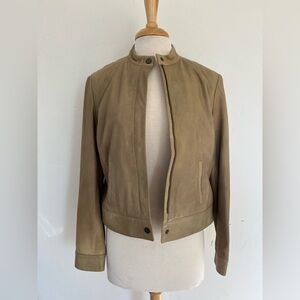 Vintage Jones New York Leather Bomber Jacket